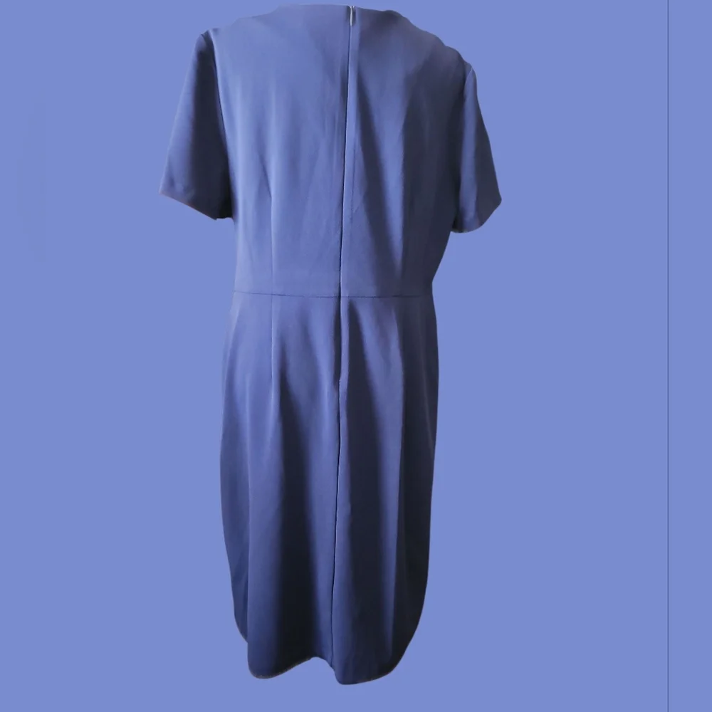Studio I Elegant Blue Midi Dress - Picture 5 of 5